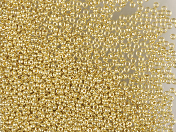 Mostacilla Checa Dorado Metalizado