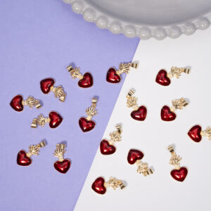 Dije Rhodium Sagrado Corazon Detente Dor DA2008-1