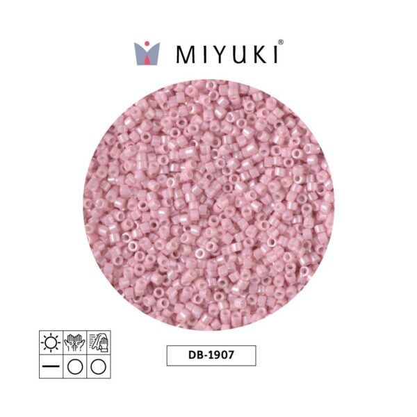 Miyuki Delica Rosewater Luster