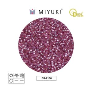 Miyuki Delica Silver Lined Orchid Duracoat