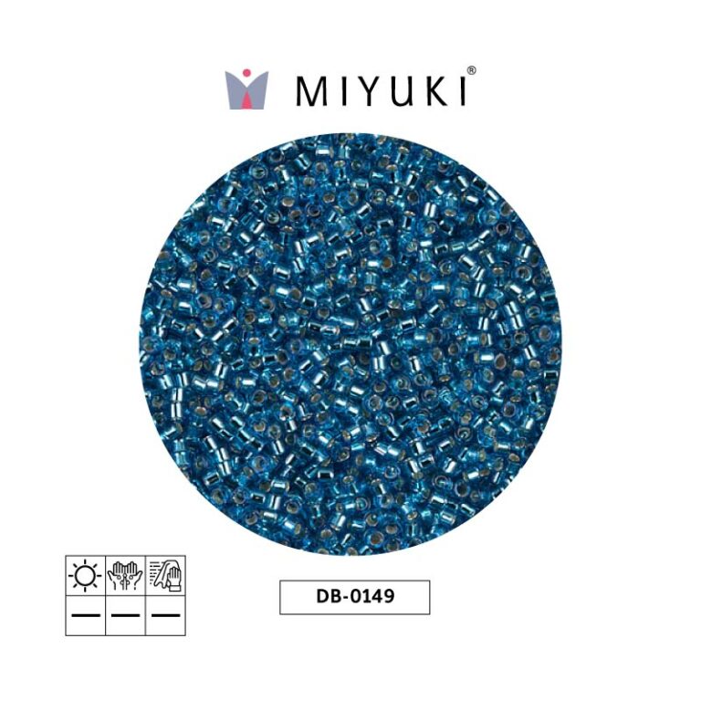 Miyuki Delica Silver Aquamarine