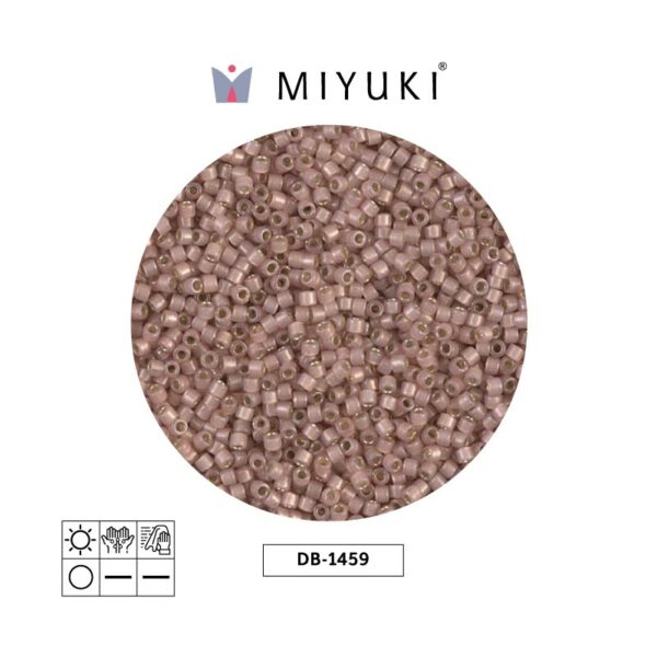Miyuki Delica Silver Lined Shell Opal
