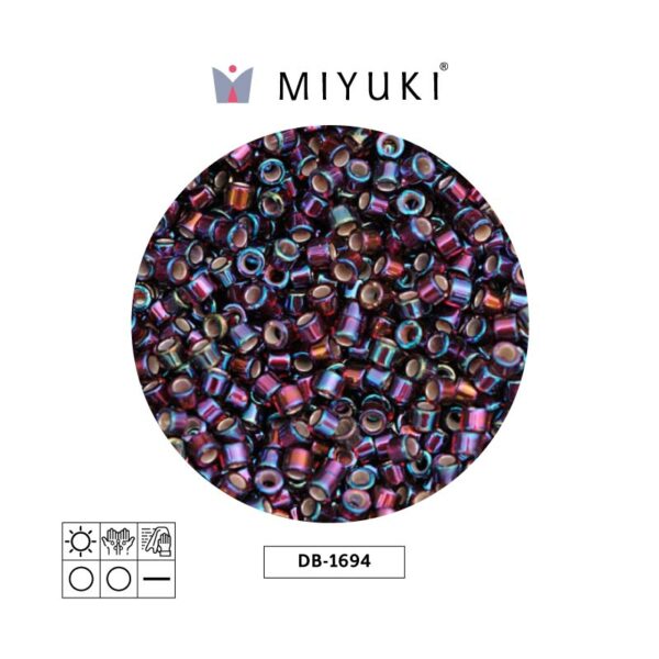 Miyuki Delica Dark Cranberry