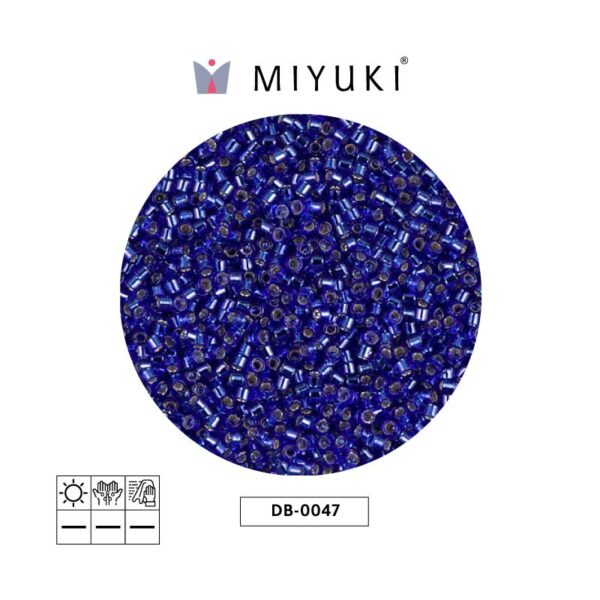 Miyuki Delica Silver Id Sapphire