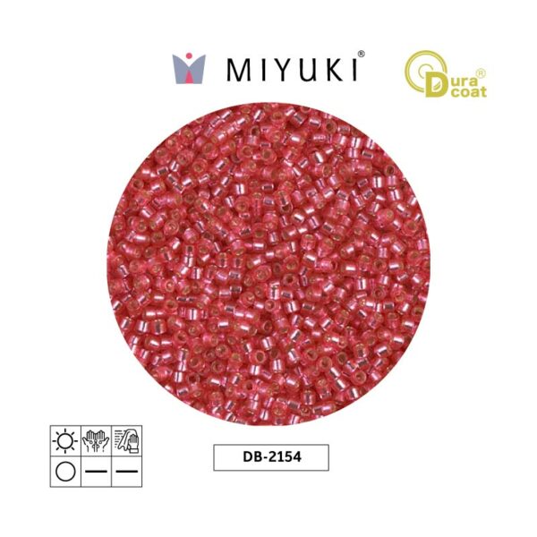 Miyuki Delica Dura Silver Id Hibiscus