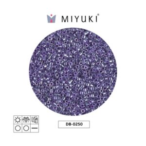 Miyuki Delica Amethyst Ceylon