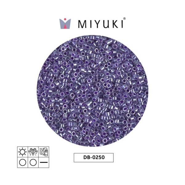Miyuki Delica Amethyst Ceylon