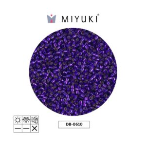 Miyuki Delica Silve Ld Dk Violet