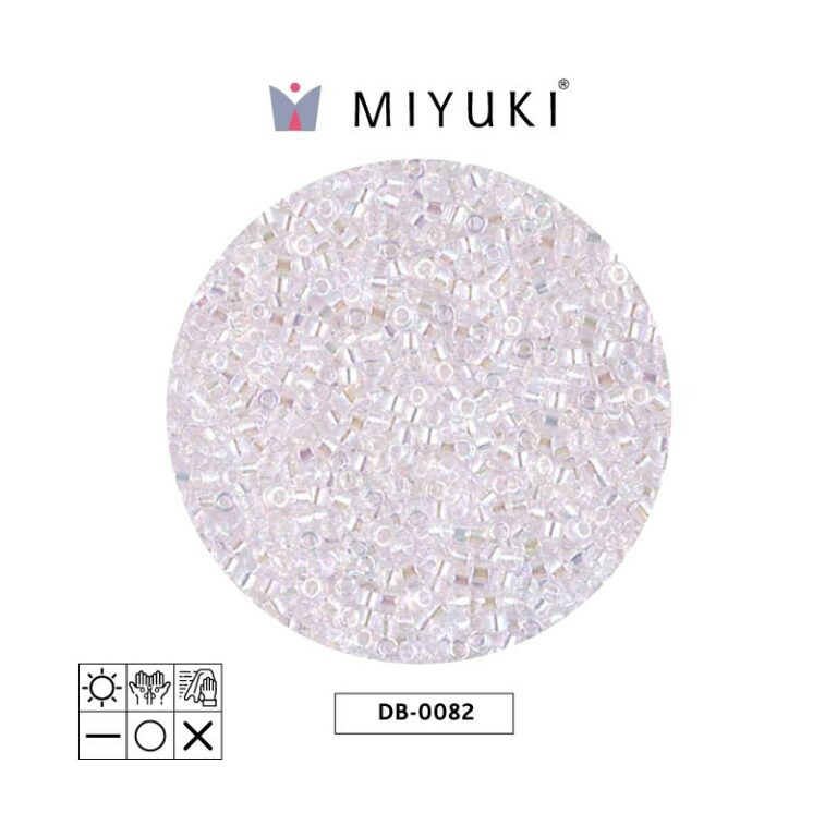 Miyuki Delica Transparent Pale Pink AB