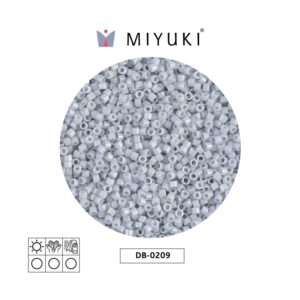 Miyuki Delica Opaco Gris Claro