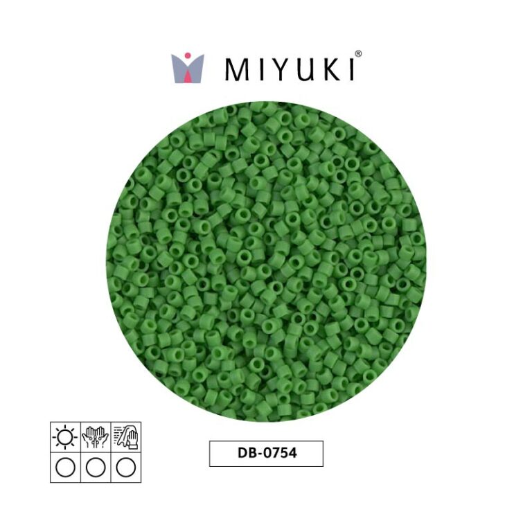 Miyuki Delica Opaco Mate Green