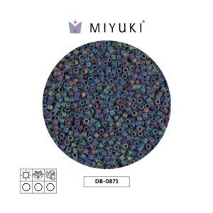 Miyuki Delica Mate Black AB