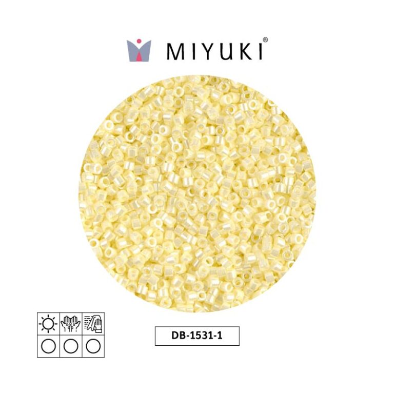 Miyuki Delica Opaque Pale Yellow Ceylon