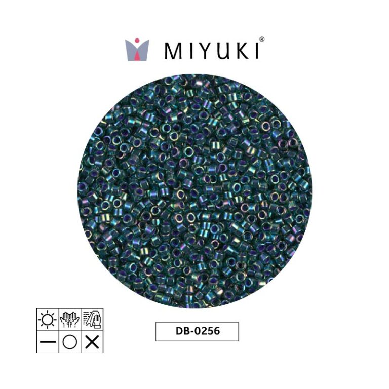 Miyuki Delica Lined Emerald AB DB0276