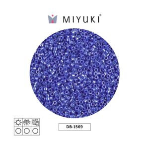 Miyuki Delica Opaque Cyan Blue Lusted