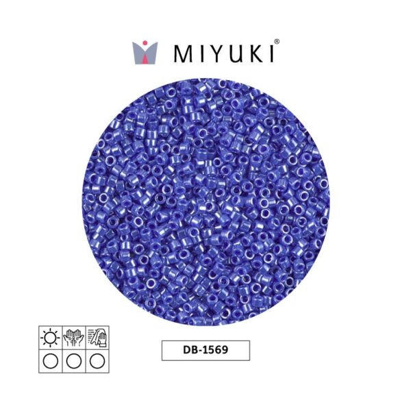 Miyuki Delica Opaque Cyan Blue Lusted