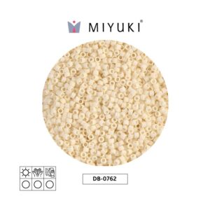 Miyuki Delica Mate Opaco Dark Cream