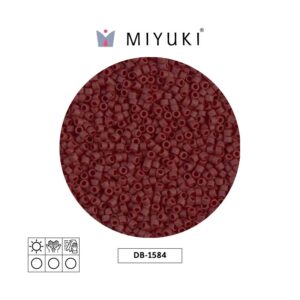 Miyuki Delica Opaco Mate Opaque  Chocolate