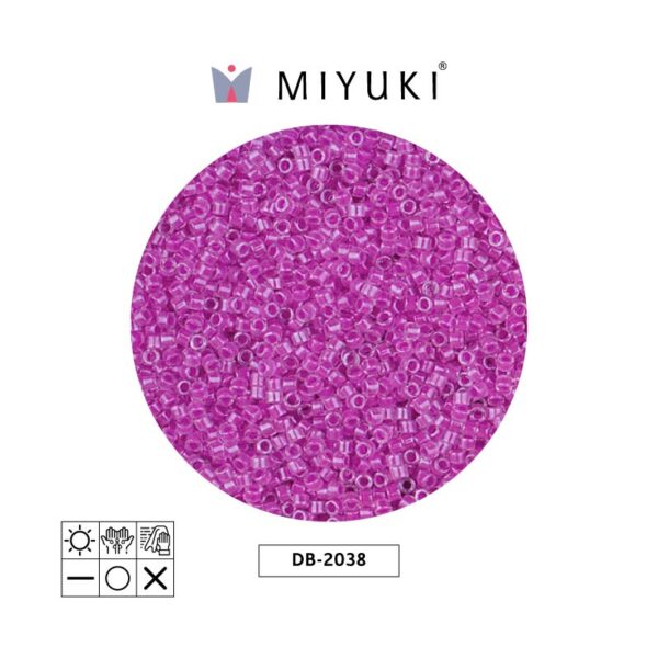 Miyuki Delica Morado Claro Visos