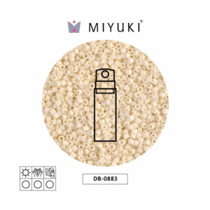 Miyuki Delica Opaco Mate Beige Marfil
