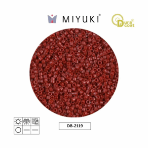 Miyuki Delica Opaco Vinotinto Duracoat