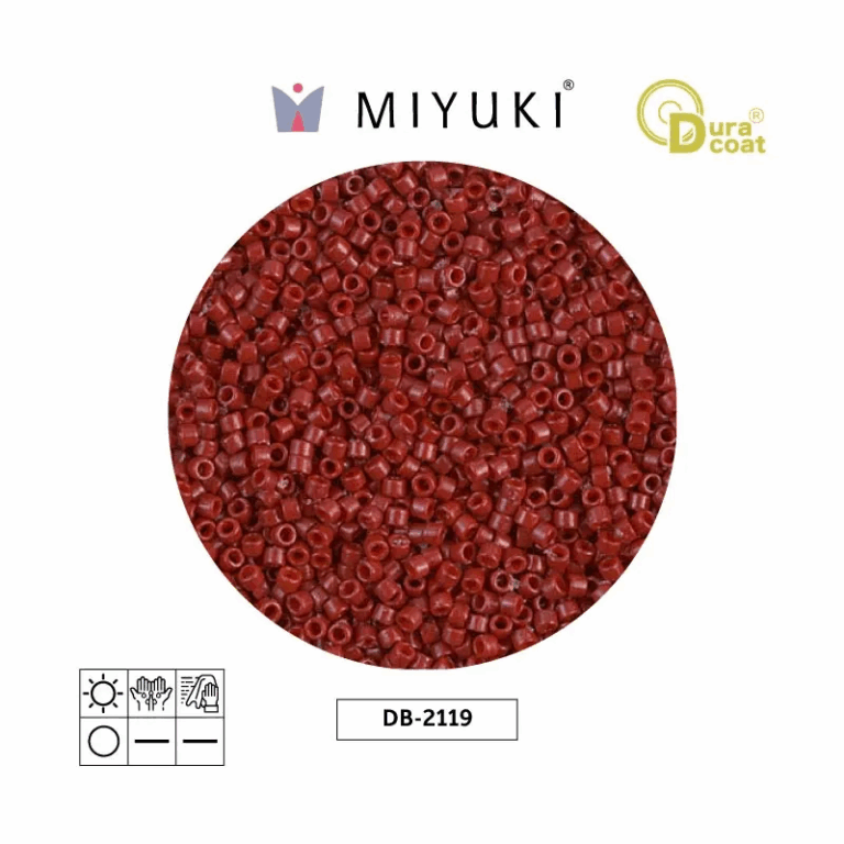 Miyuki Delica Opaco Vinotinto Duracoat DB2119
