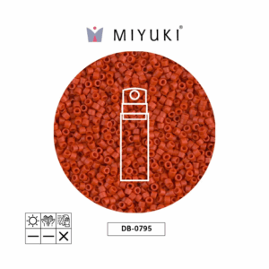 Miyuki Delica Opaco Mate Naranja