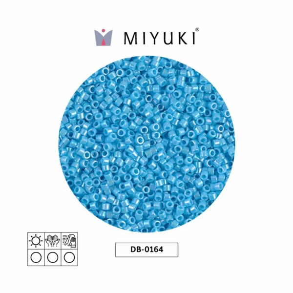 Miyuki Delica Opaque Turquoise Blue