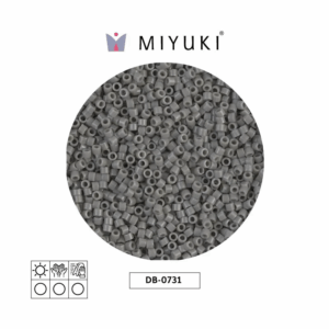 Miyuki Delica Opaque Grey