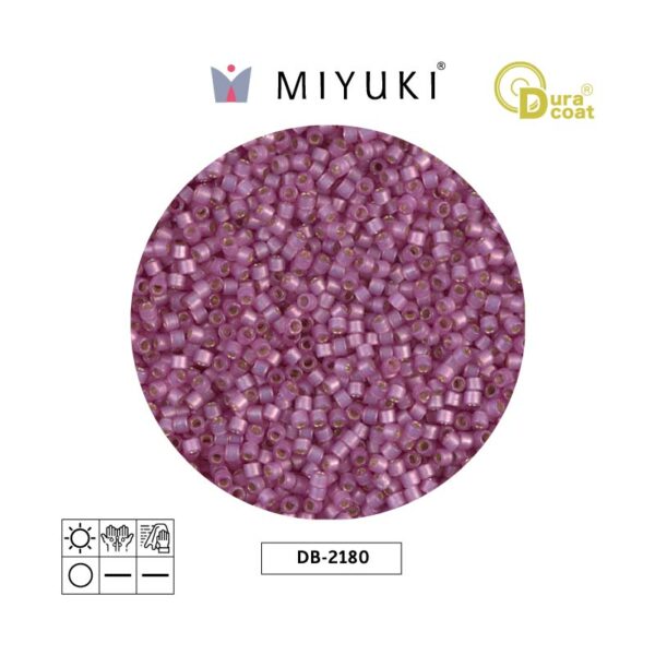 Miyuki Delica Duracoat Orchid