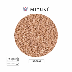Miyuki Delica Opaque Tan Luster