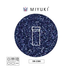 Miyuki Delica Silver Lined Night