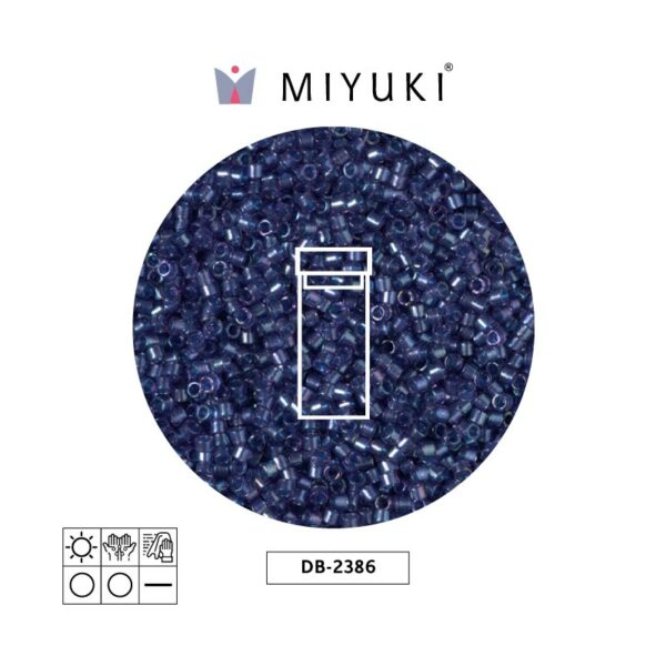 Miyuki Delica Silver Lined Night