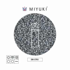 Miyuki Delica White Ld Grey AB