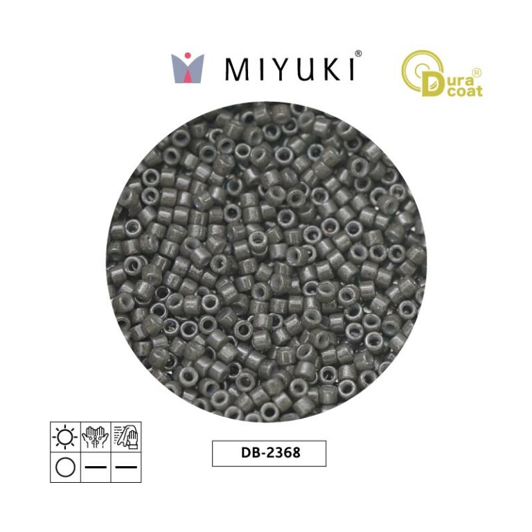 Miyuki Delica Duracoat Op Charcoal