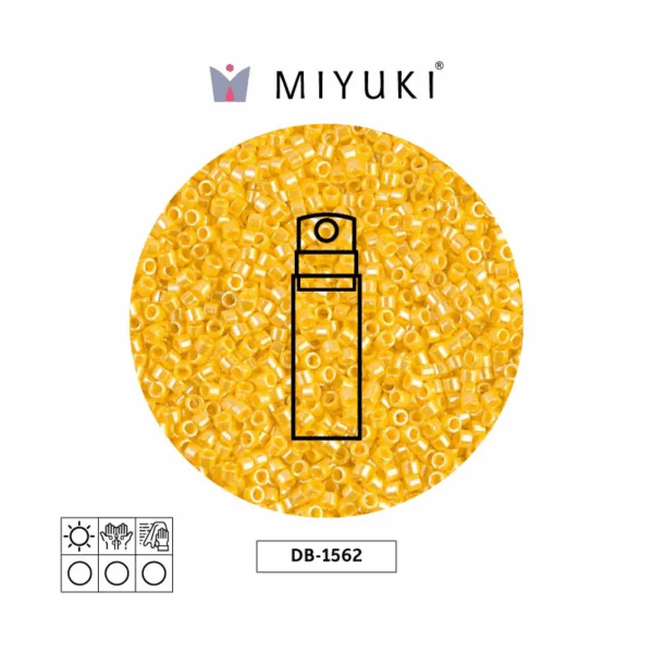 Miyuki Delica Opaco Canary Luster