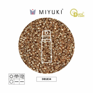 Miyuki Delica Galvanizado Champagne Duracoat