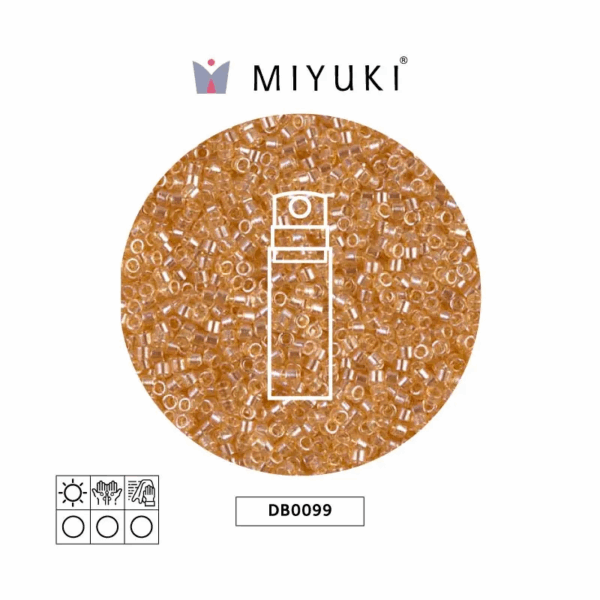 Miyuki Delica Transparente Light