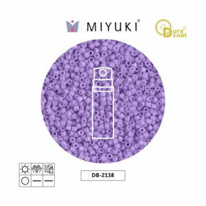 Miyuki Delica Opaco Morado Duracoat