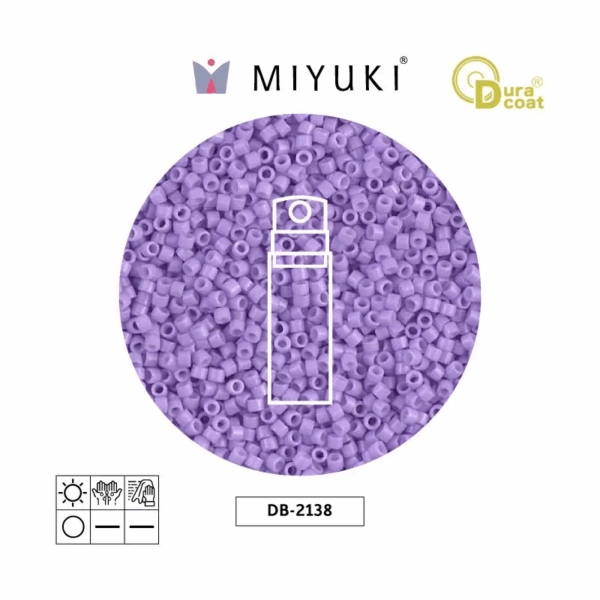 Miyuki Delica Opaco Morado Duracoat