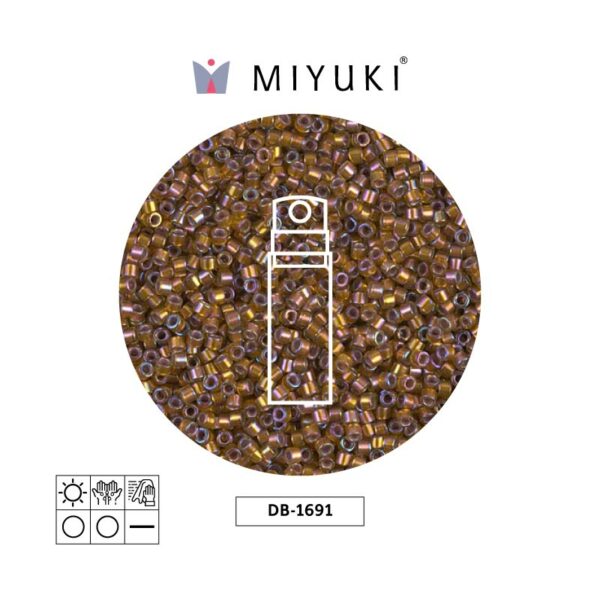 Miyuki Delica Mate Transparente Linea