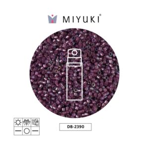 Miyuki Delica Silver Lined Brandy