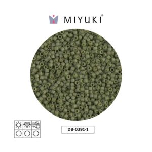 Miyuki Delica Opaco Mate Verde