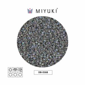 Miyuki Delica Opaque Grey AB
