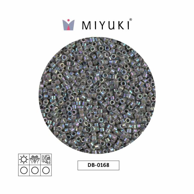 Miyuki Delica Opaque Grey AB