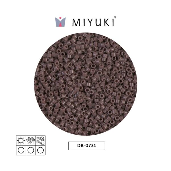 Miyuki Delica Opaque Coffe