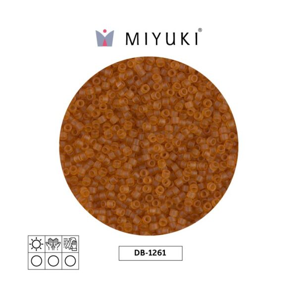 Miyuki Delica Mate Transparente Marigold