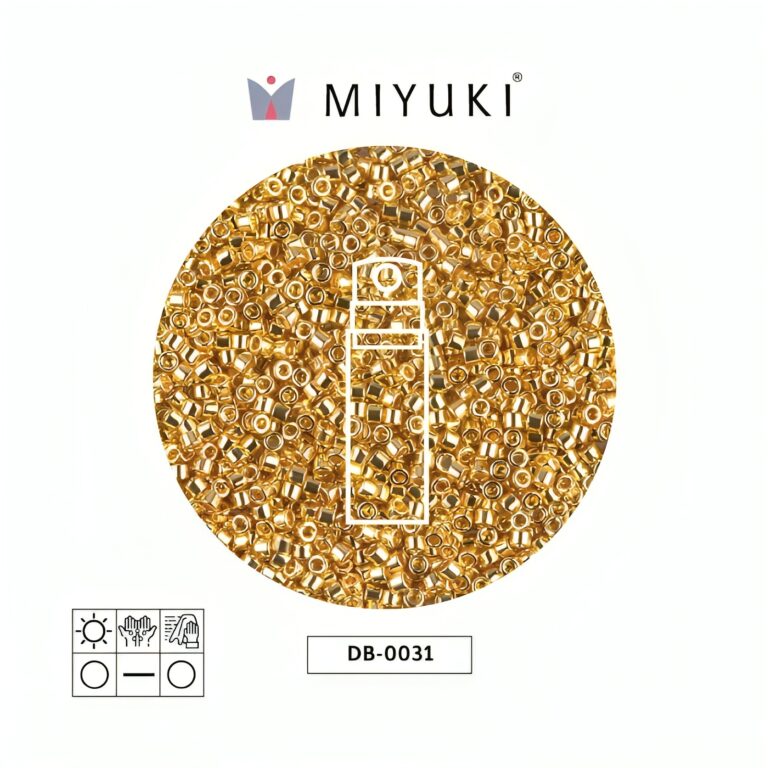 Miyuki Delica Brigth Gold 24k Metalico