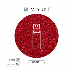 Miyuki Delica Opaque Red