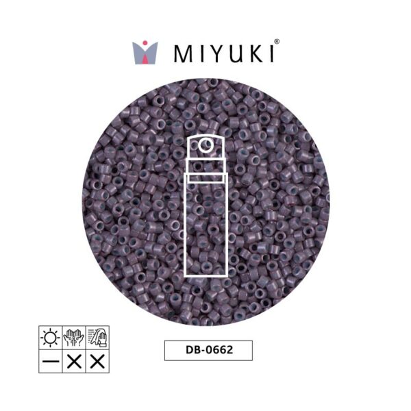 Miyuki Delica Opaco Morado Uva